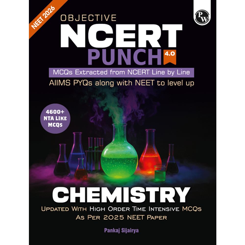 Pw Objective Ncert Punch 4.0 Chemistry For Neet 2026 By Pankaj Sijairya