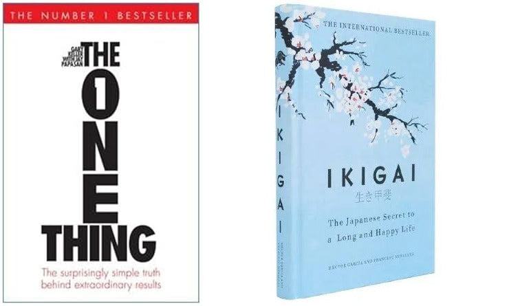 Book The One Thing + Ikigai