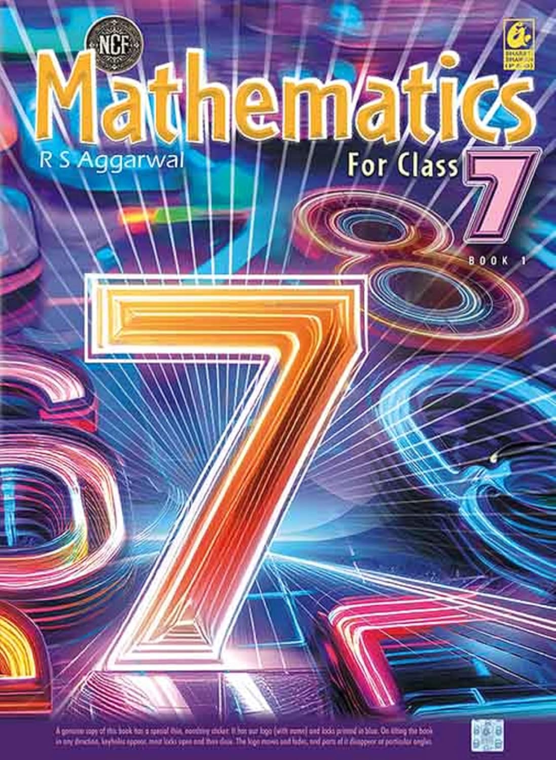 Mathematics for Class 7 Book 1 by R.S. Aggarwal | NCF Aligned Latest Edition | Bharati Bhawan CBSE Textbook