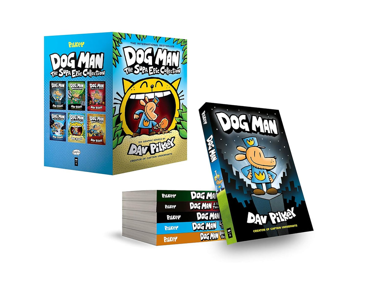 Dog Man: The Supa Epic Collection (Books 1–6 Boxed Set) by Dav Pilkey