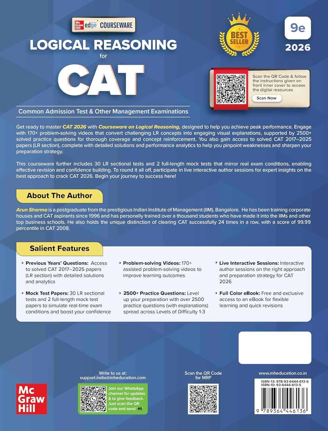 CAT Logical Reasoning 9th Ed by Arun Sharma | Solved PYQs
