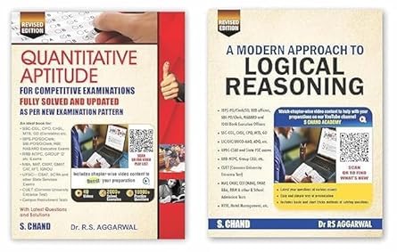 RS AGGARWAL 2025-26 EDITION Quantitative Aptitude & Logical Reasoning COMBO SET