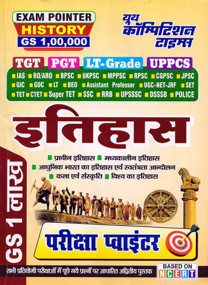 Exam Pointer History GS 1,00,000 TGT PGT LT-Grade , Youth Competition