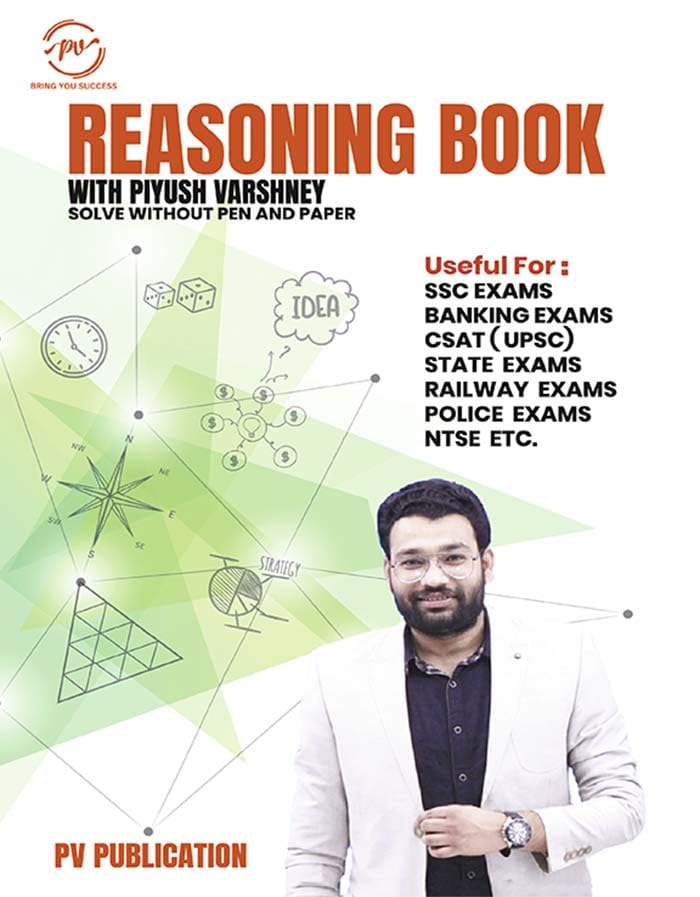 Piyush Varshney - Solve Without Pen And Paper Reasoning Book (English Medium)_4th Edition