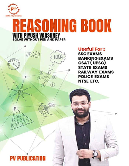 Piyush Varshney - Solve Without Pen And Paper Reasoning Book (English Medium)_4th Edition