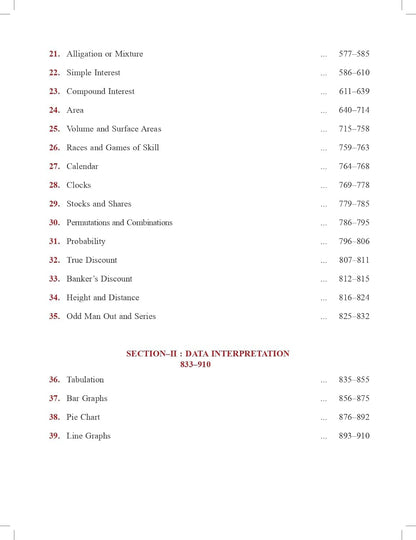 Quantitative Aptitude For Competitive Examinations (Revised Edition 2025): For All Govt. Competitive Exams for Banking, SSC CGL CHSL MTS GD, RRB Railway, Police, UPSC Civil Service, IBPS, SBI BANK PO | S Chand Exam Book 2025
