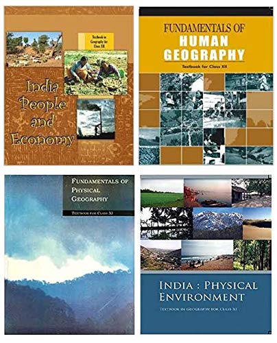 NCERTSHOP 11th-12th GEOGRAPHY (NEW) English Medium Book Set of 4 2025-26 Edition | INDIA : PHYSICAL ENVIRONMENT CLASS - XI | FUNDAMENTALS OF