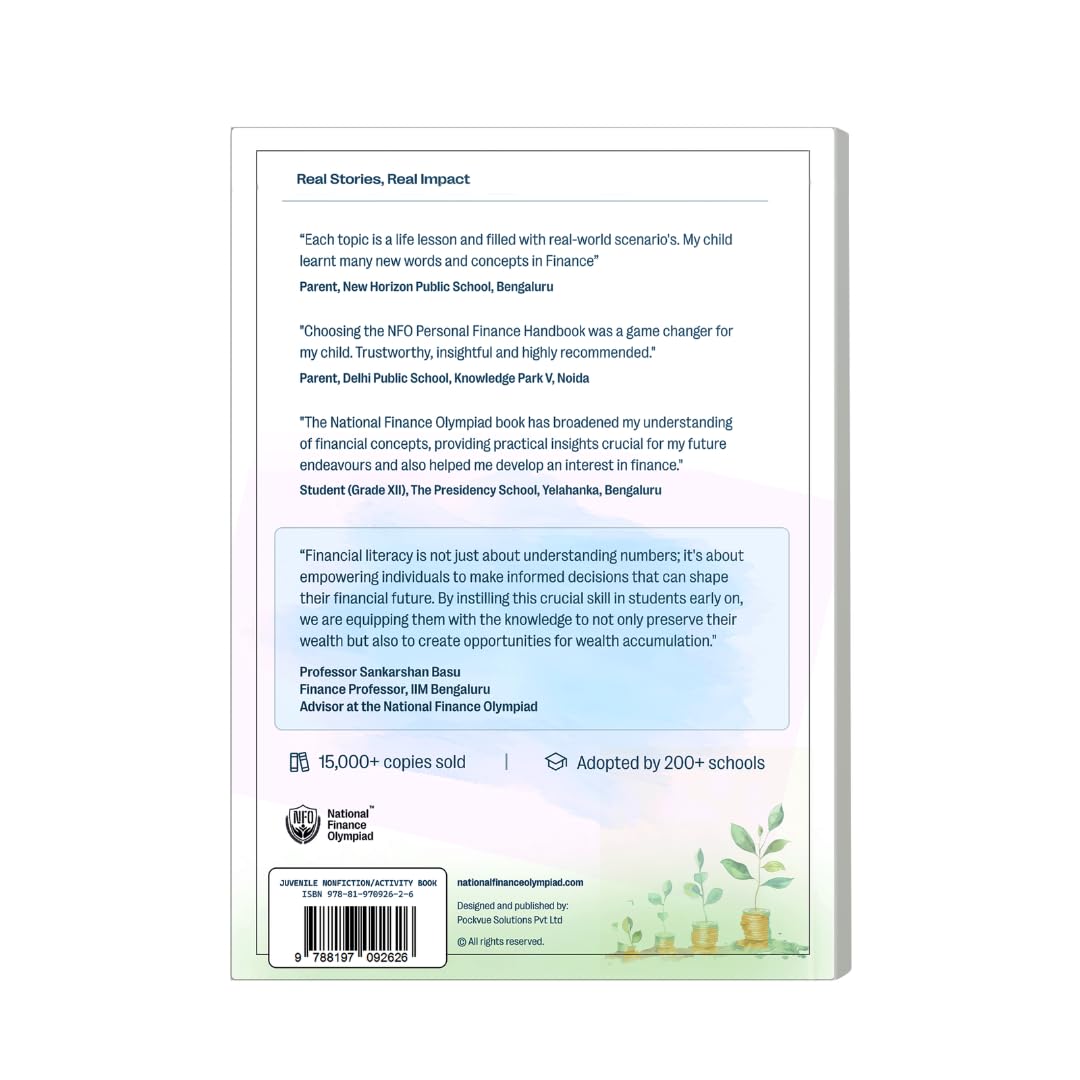 Personal Finance Handbook Grades 10-12 by National Finance Olympiad