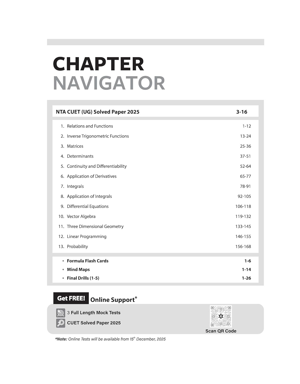 Arihant CUET UG 2026 Mathematics Chapterwise Notes & Question Bank | Based on NTA Test Pattern | 1000+ NCERT-Based MCQs, Mind Maps, Formula Flash ... 2025 Solved Paper & Online Digital Support