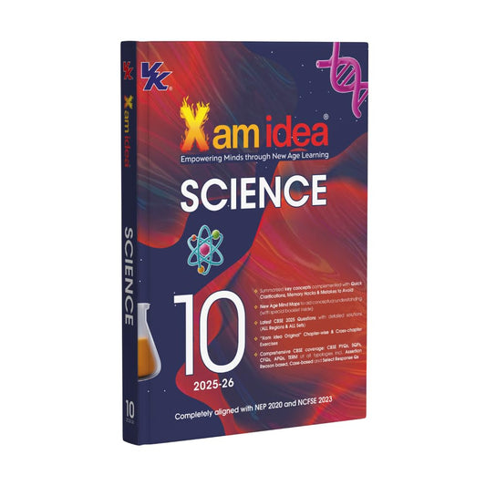 Xam Idea Class 10 Science 2025-26 | Latest Cbse Syllabus | Key Concepts | Mind Maps Special Booklet | Cross Chapter-wise Exercise | Comprehensive Cove