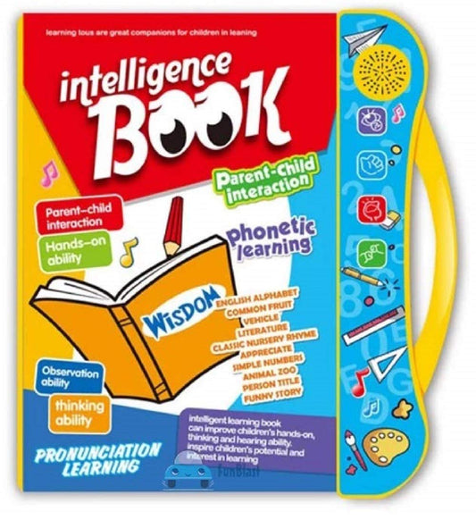 Musical English Interactive Children Learning Book|Educational Phonetic Learning Book| 22 Pages | 3 Interactive Modes - Read, Music & G - Girls & Boys