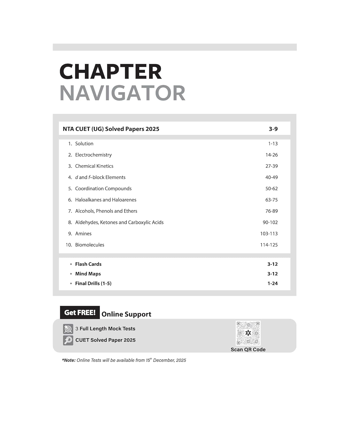 Arihant CUET UG 2026 Chemistry Chapterwise Notes & Question Bank | Based on NTA Test Pattern | 1000+ NCERT-Based MCQs, Mind Maps, Flash Cards & Quick ... 2025 Solved Paper & Online Digital Support