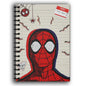 PrintZO Spider-Man Wiro Journal Notebook | A5 Size Unruled Notebook (160 Pages)