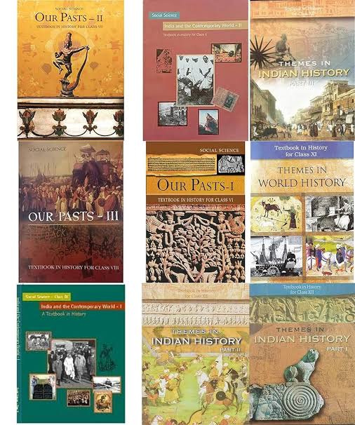 NCERT History Class 6 to 12 History Text Books Set COMBO Of 9 Books Set- English Medium [Paperback]