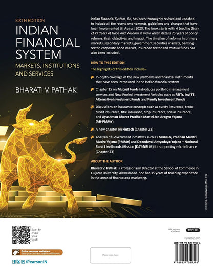 Indian Financial System, Markets, Institutions & Services 6th Edition,75 years of policy reforms, Government securities markets, banking sector, corporate bond market, insurance sector & mutual funds