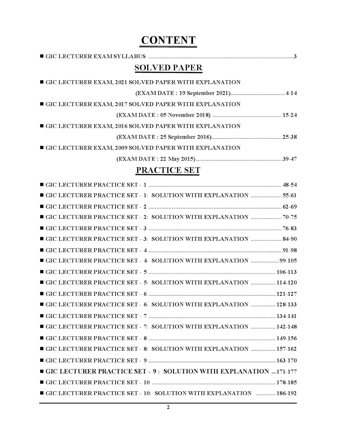 GIC Lecturer English 14 Sets Solved & Practice Book 2025-26