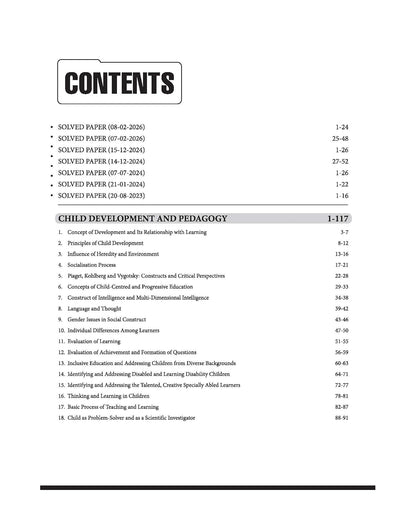 Arihant Success Master CTET 2026 Paper 2 (Class 6–8) Maths & Science | Child Development & Pedagogy, Mathematics, Science, English & Hindi | Notes, 3000+ Exam-Based MCQs & Solved Papers