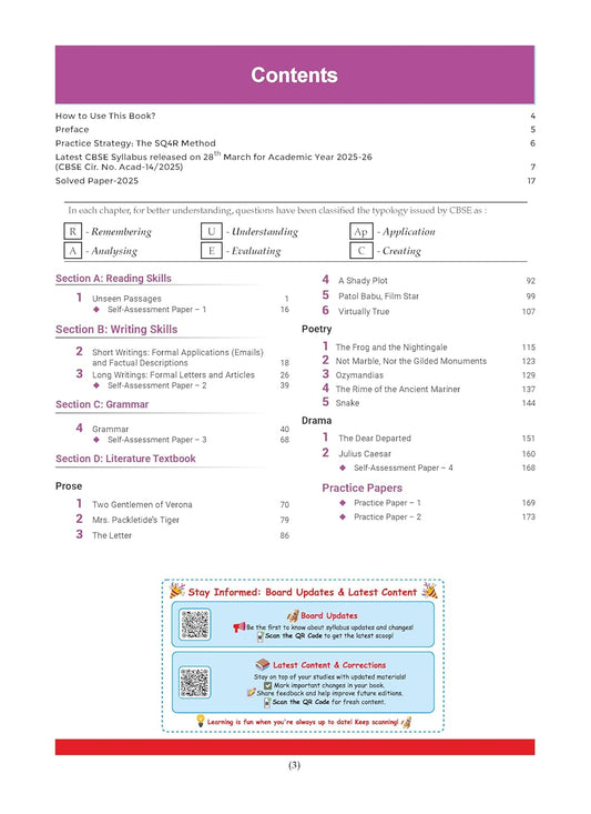 CBSE Question Bank Chapterwise and Topicwise SOLVED PAPERS Class 10 ENGLISH COMMUNICATIVE For Exam 2026
