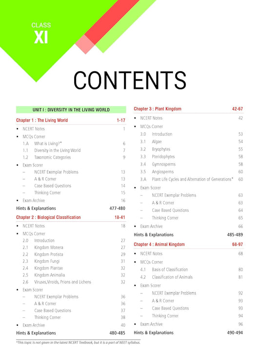 Objective NCERT at your FINGERTIPS for NEET-AIIMS - Biology