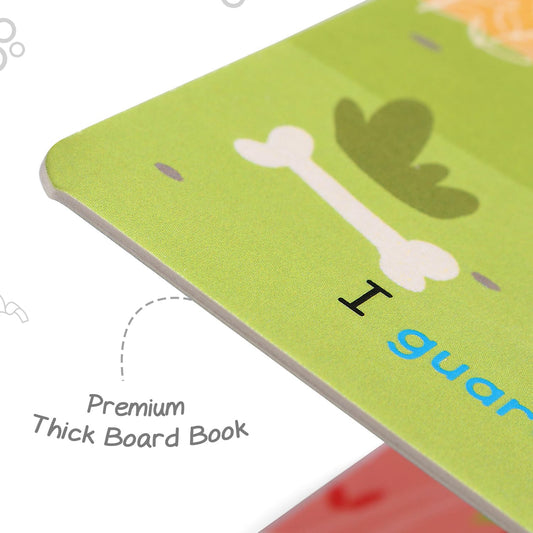Intellibaby Touch N' Feel Farm Animals Story Board Book | Sensory Learning with Soft Textures & Colourful Illustrations | Discover Farm - Girls & Boys