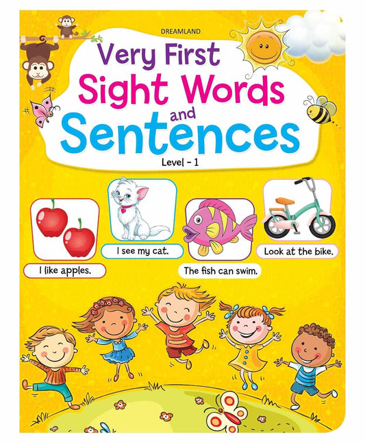 Very First Sight Words Sentences Level - 1