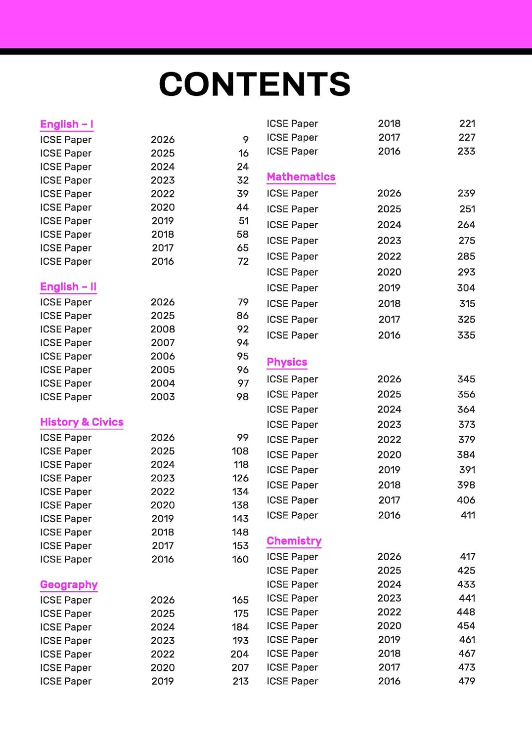 Gurukul By Oswal ICSE Class 10 Last 10 Years Solved Papers for 2027 Examination | Combined All Subjects (Hindi Papers Included) By Oswal Publishers