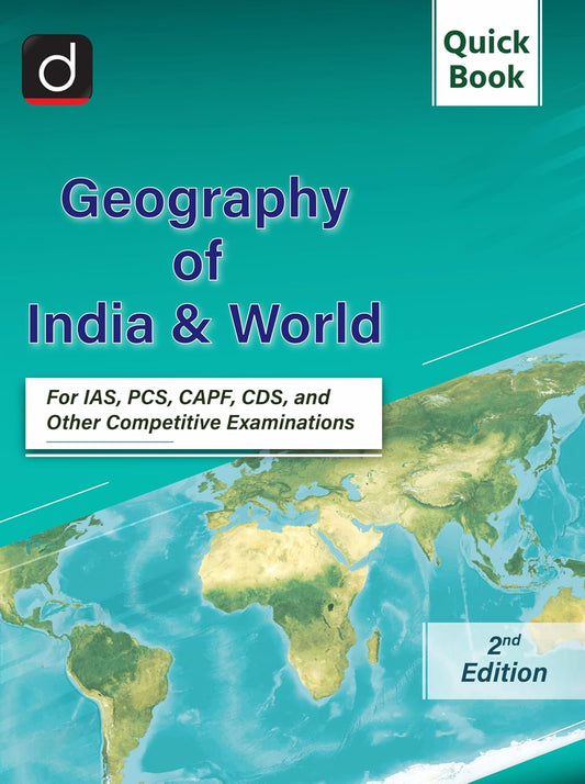 DRISTI IAS Quick Book Geography of India & World, UPSC Books 2026, 2nd Edition, English Medium, For IAS, PCS, CAPF, CDS & Other Competitive Exams