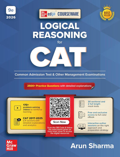 CAT Logical Reasoning 9th Ed by Arun Sharma | Solved PYQs
