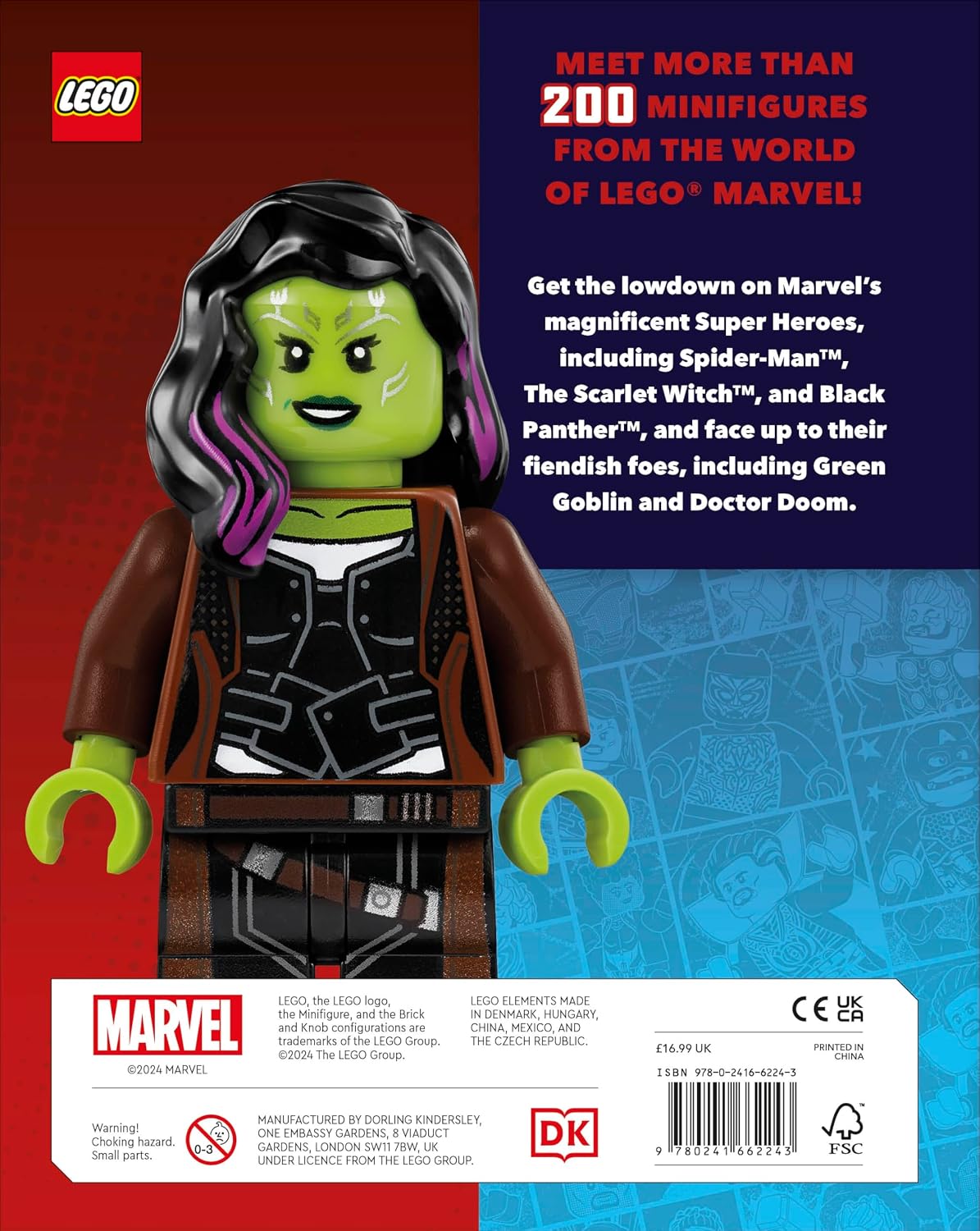 LEGO Marvel Character Encyclopedia : With Exclusive Captain America Minifigure