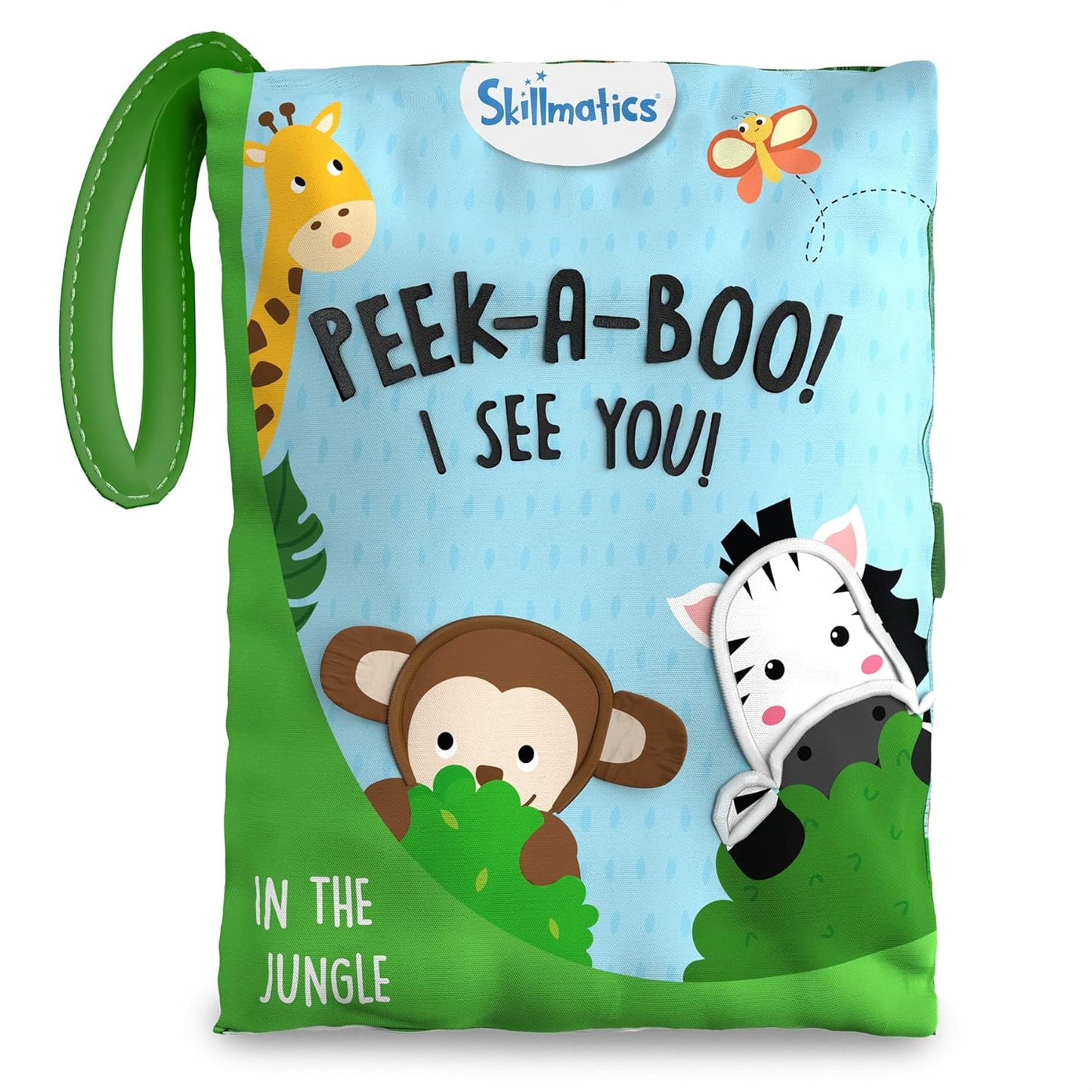Skillmatics Peek-A-Boo - Jungle Theme Soft Cloth Book