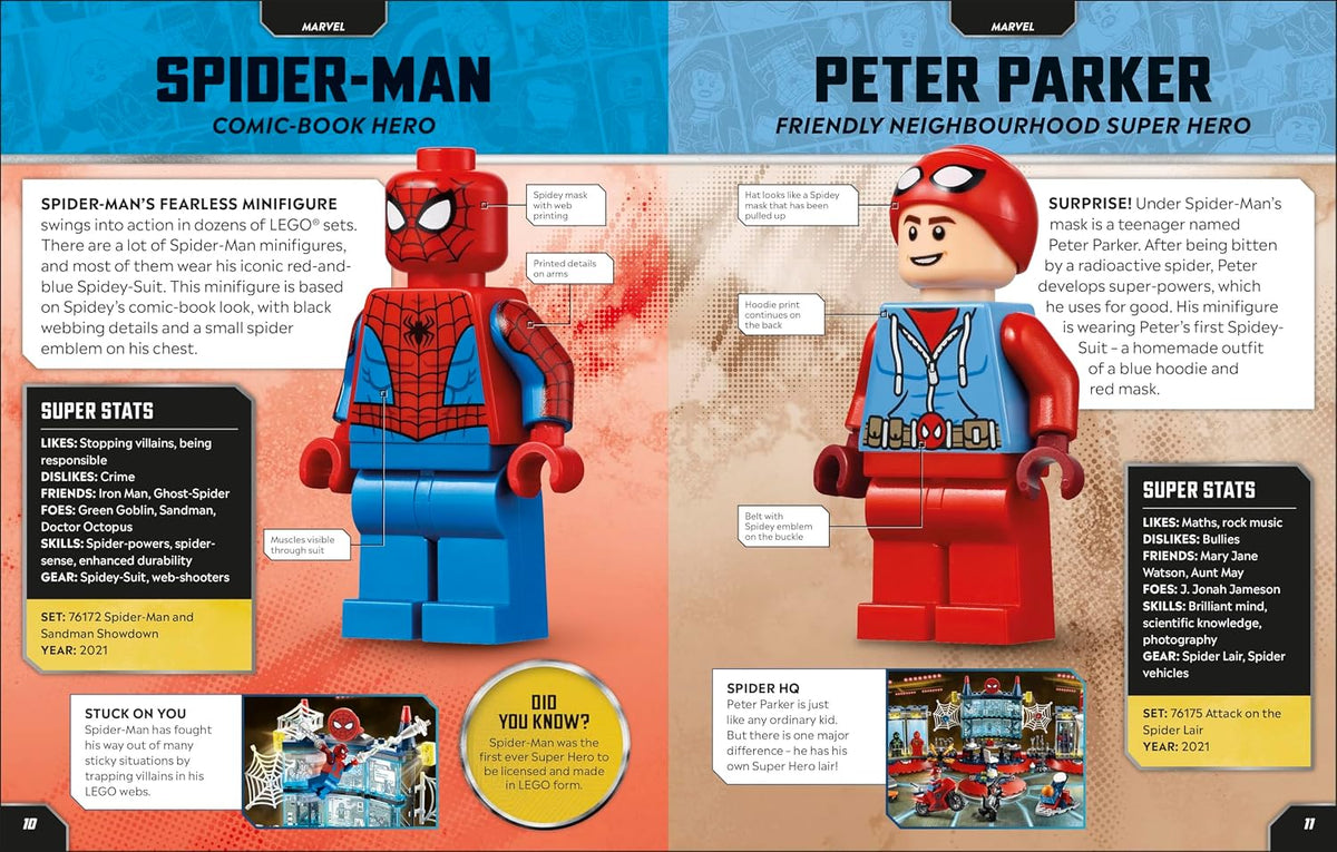 LEGO Marvel Character Encyclopedia : With Exclusive Captain America Minifigure
