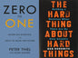 Zero To One + The Hard Thing About Hard Things paperback English Edition by Ebory Edge
