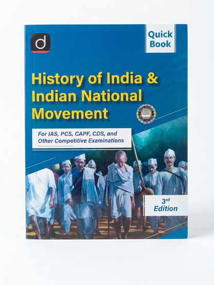 DRISHTI UPSC Books 2026, History of India & Indian National Movement Quick Book 3rd Edition, For IAS, PCS, CAPF, CDS & Other Competitive Exams