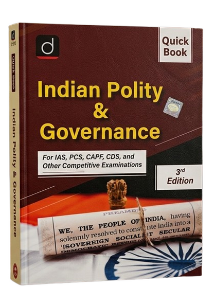 Drishti IAS UPSC Books 2026, Indian Polity & Governance Quick Book 3rd Edition, For IAS, PCS, CAPF, CDS & Other Competitive Exams