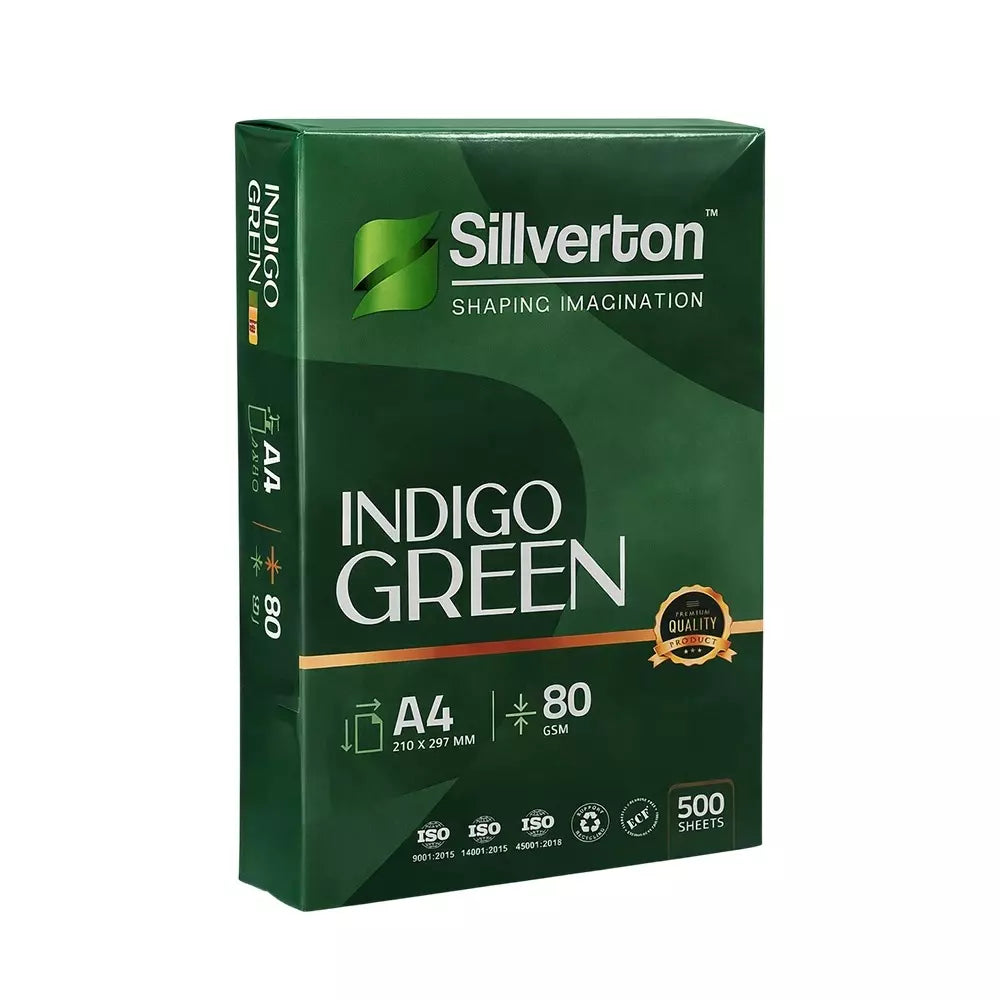 Sillverton 75 GSM White A4 Size Copier Paper (Pack of 1 Ream)