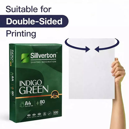 Sillverton 75 GSM White A4 Size Copier Paper (Pack of 10 Ream)