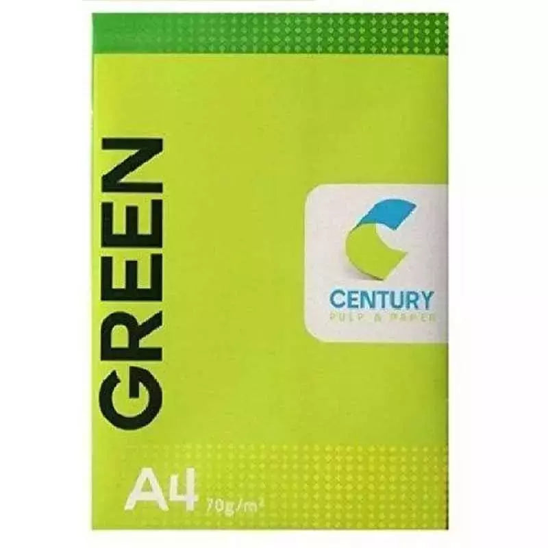 Century Green 70 GSM A4 Size Multipurpose Copier Paper 500 Sheets, White (Pack of 1 Ream)