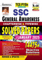 Kiran SSC General Awareness Chapterwise & Typewise Solved Papers Till January 2025 TCS PYQs Covered for CGL,CPO,CHSL,MTS,Steno,Delhi Police & Constable GD