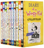 Diary of a Wimpy Kid 12-Book Set by Jeff Kinney | Includes Rodrick Rules, Dog Days, The Long Haul & More | Fun Humor Fiction for Kids & Young Readers