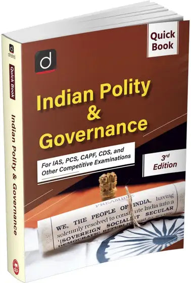 Drishti IAS UPSC Books 2026, Indian Polity & Governance Quick Book 3rd Edition, For IAS, PCS, CAPF, CDS & Other Competitive Exams