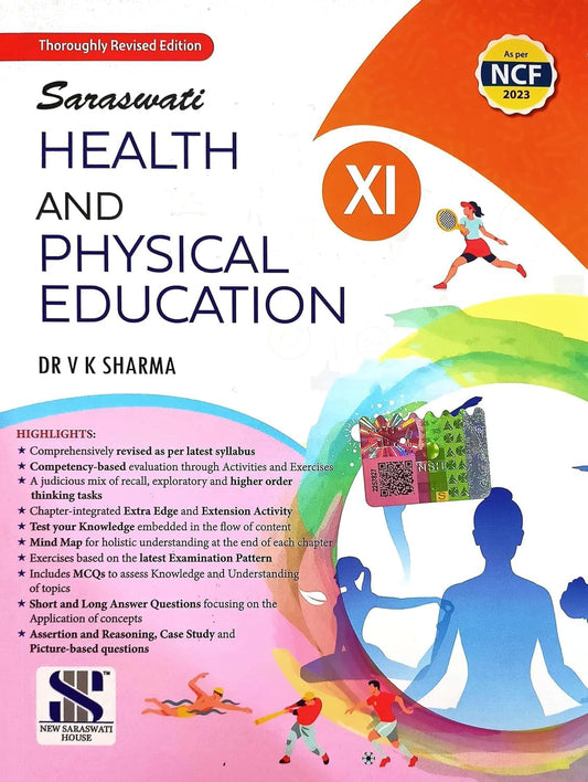 Health And Physical Education CBSE Book by Dr V K Sharma Class 11